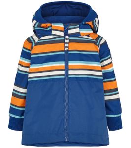 racoon Outdoor Dirch Stripe giacca antipioggia impermeabile giacca estiva per bambini blu