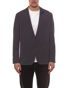 bruno banani chaqueta de 2 botones, elegante chaqueta de traje, chaqueta de hombre con placa desmontable, blanco y negro
