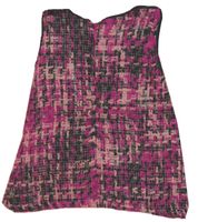 KANZ Mini-Kleid farbenfrohes Kinder ärmelloses-Kleid mit Karierten-Muster Mehrfarbig