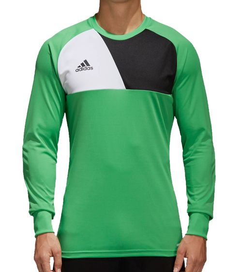 adidas Camiseta de fútbol de manga larga con regulación de la humedad para hombre Assita 17 con ClimaLite verde