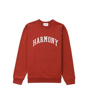 Harmony Men s Sweater Cool Sweater Seal University Cuello redondo Rojo