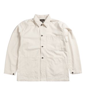 Chaqueta de lona para hombre BEAMS Plus chaqueta de transición atemporal con cuello Kent chore beige
