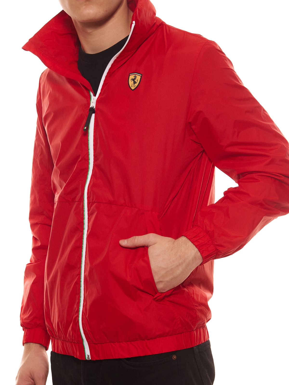 Scuderia Ferrari Giacca Antipioggia Uomo con Cappuccio 130191005