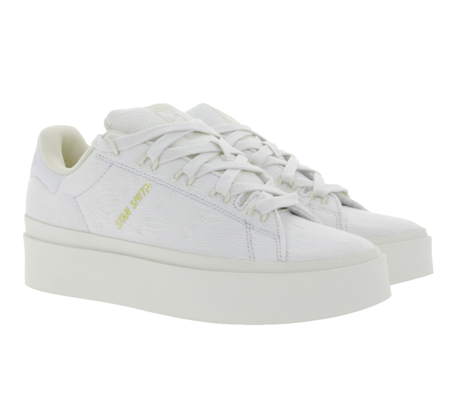 dikte Klassiek Strikt adidas Stan Smith Bonega women's platform sneaker with integrated floral  pattern White