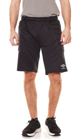 umbro Padded GK Short Herren Torwart-Hose Fußball-Shorts 61343U-060 Schwarz