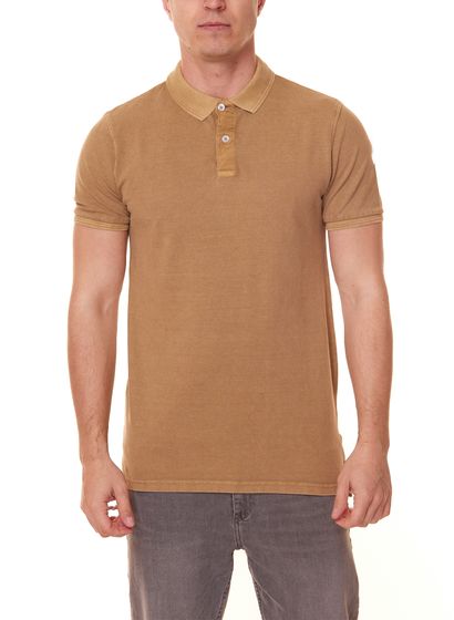 ONLY & SONS Travis Slim Washed Herren Polo-Hemd Polo-Shirt 22021769 Khaki