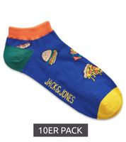 10 Paar JACK & JONES Unisex Freizeit-Socken oder Sneaker-Socken aus Baumwolle Onesize