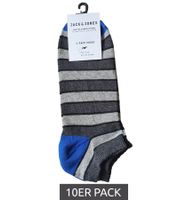 10 Paar JACK & JONES Unisex Freizeit-Socken oder Sneaker-Socken aus Baumwolle Onesize
