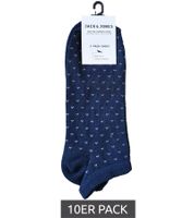 10 Paar JACK & JONES Unisex Freizeit-Socken oder Sneaker-Socken aus Baumwolle Onesize
