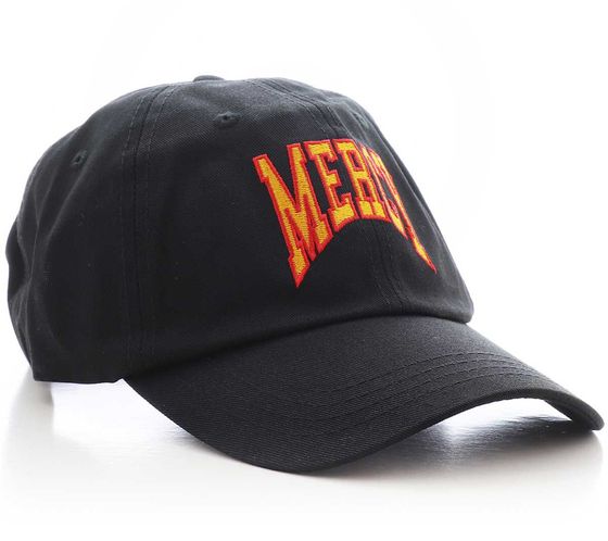 Kreem Mercy Dad Cap Elegante gorra de béisbol con bordado Mercy en la parte delantera 9164-5017/0001 Negro