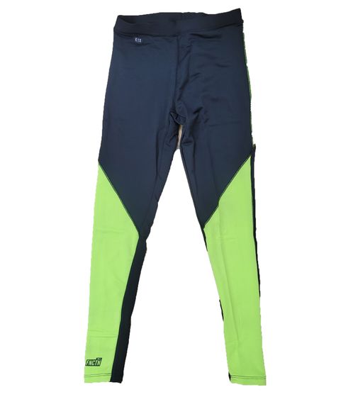K1X | Kickz Hypo Konda Leggings Pantalon de sport pour femme 6500-0049/0250 Noir/Vert