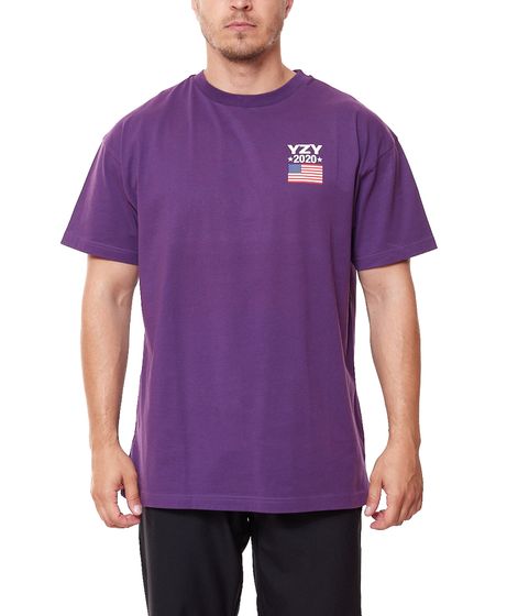 Kreem YZY 2020 Tee Camiseta de algodón para hombre 9171-2500/4045 Púrpura