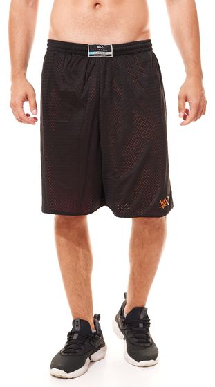 K1X | Kickz Hardwood Rev Practice Mens Training Pants Reversible Shorts 7401-0004/0204 Black/Orange