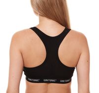 5er Pack GIN TONIC Damen Sport-BH mit Ringerrücken Bustier 212061938 Pink oder Schwarz