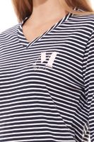 MEXX Camicia da notte da donna , vestaglia a maniche lunghe o senza braccia in blu o nero