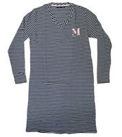 MEXX Camicia da notte da donna , vestaglia a maniche lunghe o senza braccia in blu o nero