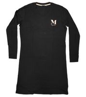 MEXX Camicia da notte da donna , vestaglia a maniche lunghe o senza braccia in blu o nero