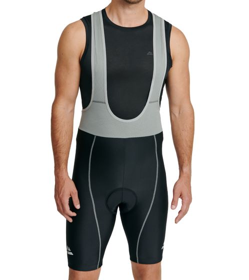 DANISH ENDURANCE BIB Culotte de ciclismo para hombre Peto de ciclismo 128000 Negro/Gris