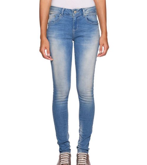 LTB Daisy Damen High Waist Jeans Slim-Fit Denim-Hose mit Cecita Waschung 51169 13712 51065 Blau
