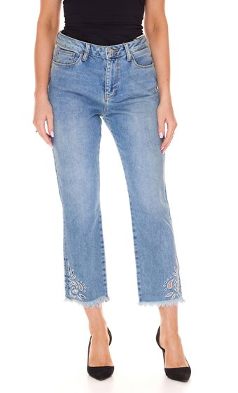 LTB Lissy women's high waist denim trousers slim fit straight leg jeans 51279 14305 51499 blue