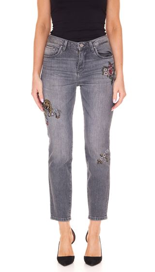 LTB Lina women's high waist jeans in cigarette shape denim trousers 51049 13875 51406 grey