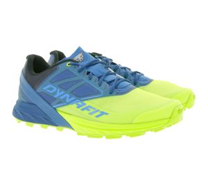 DYNAFIT Alpine scarpe da trekking running da uomo con suola Ortholite e Vibram Megagrip scarpe sportive sneakers 64064 8836 blu/verde