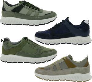 FRETZ men Saul men's sports shoes with shock absorber sneakers made in Italy grey, green, blue or beige