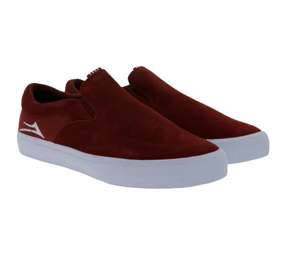 LAKAI Owen VLK Suede Men's Slippers with Lux-Lite Insole Slip-On Sneaker MS121-0232-A00/CRDNS Red