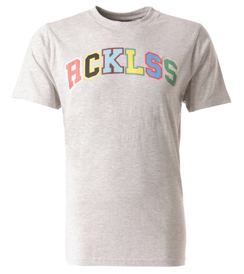 Camisa de algodón para hombre YOUNG & RECKLESS Synthesis MTS2986HGRY-830 Gris