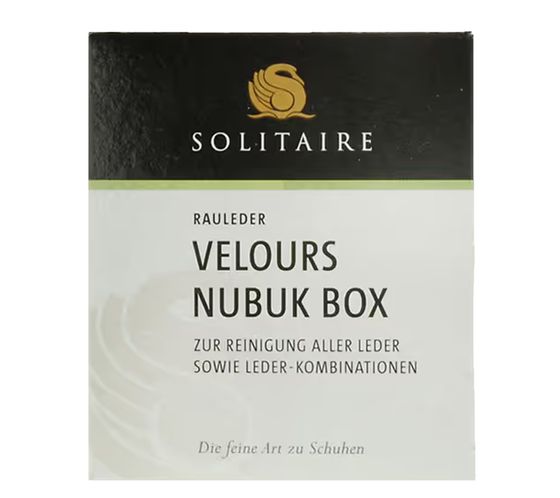 SOLITAIRE 4960 Coffret Velours Nubuck Entretien Cuir Blanc