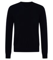 KKS STUDIOS Men s V-Neck Pullover Made of Pure Cashmere Sweater KK2350 26034 Navy