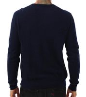 KKS STUDIOS Men s V-Neck Pullover Made of Pure Cashmere Sweater KK2350 26034 Navy
