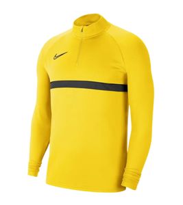 Nike Academy 21 Dry Drill Longsleeve Men s Training Jacket with Half-Zip Sports Jacket with Dry Fit CW6110-719 Yellow