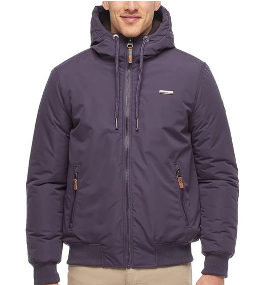 ragwear Maddy men s outdoor jacket warm winter jacket 100% vegan outdoor jacket functional jacket hooded jacket 2122-60004 2048 purple