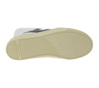 FLAMINGOS LIFE Baskets montantes El Camino chaussures de ville équitables et durables en toile fabriquées en Espagne blanc/marine