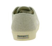 FLAMINGOS LIFE RANCHO ECRU IVORY Sneaker nachhaltige Alltags-Schuhe Freizeit-Sneaker 100% Vegan Made in Spain SS21RAECRIV Grau 