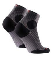 2 pairs of DANISH ENDURANCE anti-friction race men s running socks with grip padding sports stockings 160000 in black, white, gray
