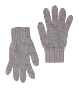 KKS STUDIOS Kaschmir-Handschuhe mit geripptem Bund Winter-Handschuhe 8014H 26150 Dunkelgrau