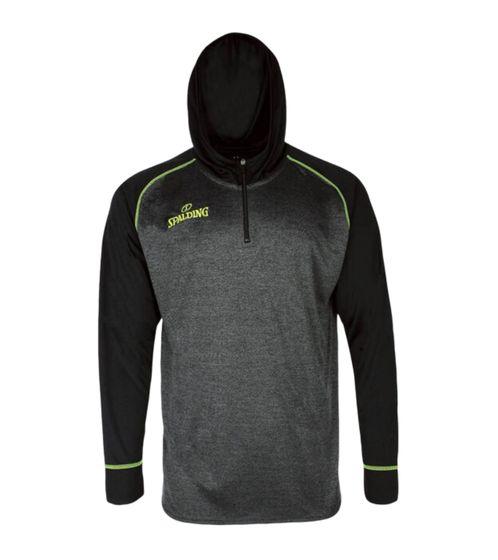 SPALDING Street Sweat-shirt sportif à capuche pour hommes, veste d'entraînement confortable 300600203 gris foncé