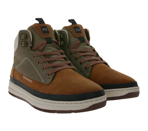 PARK AUTHORITY by K1X | Kickz GK5000 men's sneaker boots made of suede with textile overlays boots 6203-0508/0700 brown