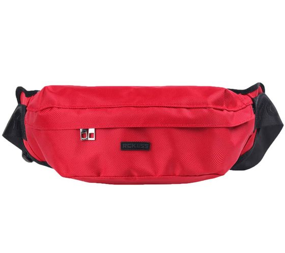 YOUNG & RECKLESS Roth Sling Bauch-Tasche schlichte Umhänge-Tasche mit Haupt- und Frontfach 700029- 572 Rot