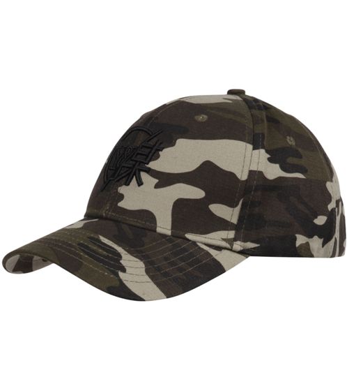 YOUNG & RECKLESS Foreign Exchange Strapback Base-Cap stylische Baseball-Cap aus Baumwolle 700011 Schwarz/Camouflage