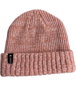 L1 PREMIUM GOODS Breach Beanie warme Winter-Mütze kuscheliger Strick-Beanie mit Logo-Emblem 877738-002 Rosa