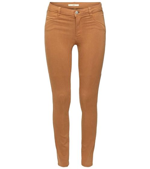 edc by ESPRIT women's jeggings, body-hugging stretch trousers 94463052 brown