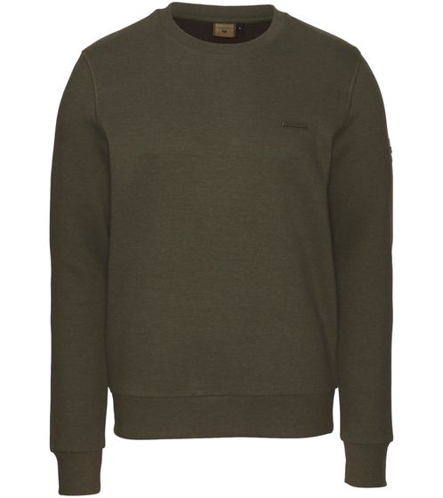 ragwear Indie Herren Baumwoll-Pullover Vegan PETA-Approved Alltags-Sweater 2222-30001 6022 Braun