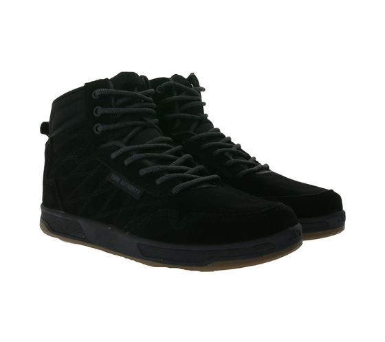 PARK AUTHORITY by K1X | Kickz H1top Winter-Sneaker mit Teddyfell-Futter aus Wildleder 6193-0601/0001 Schwarz