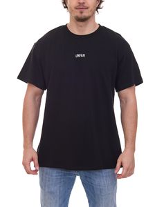 UNFAIR ATHLETICS Camiseta Unfair camisa de algodón para hombre con letras bordadas UNFR22-110 negro