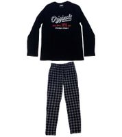 Ensemble pyjama homme AM Legend Pyjama 2 pièces à carreaux ou uni IAN MPJ 23 noir, marine, gris en différents modèles Ensemble pyjama homme AM Legend Pyjama 2 pièces à carreaux ou uni IAN MPJ 23 noir, marine, gris en différents modèles