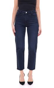 s.Oliver women's fashionable denim jeans slim fit trousers 7/8 16044936 blue