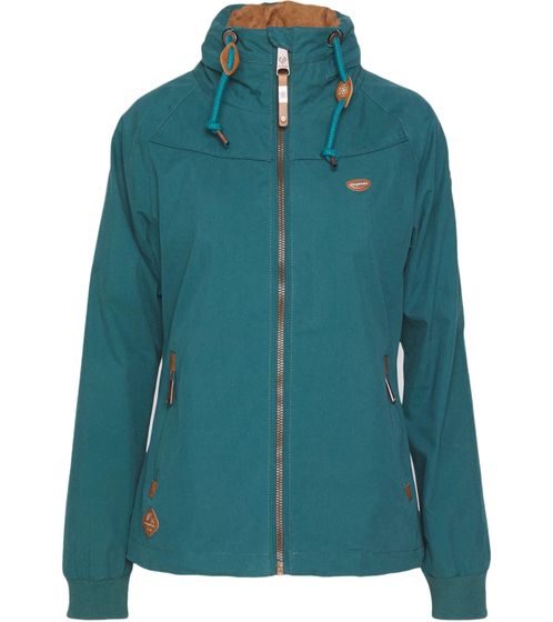 ragwear APOLI women s outdoor jacket, stylish functional jacket with hidden hood 2211-60015 2020 blue